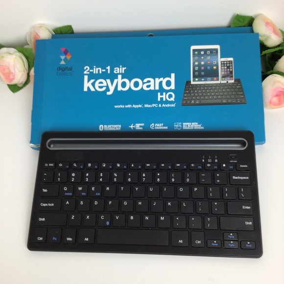 2-in-1 air Keyboard HQ works with Apple | Mac/PC & Android - Picture 2 of 6